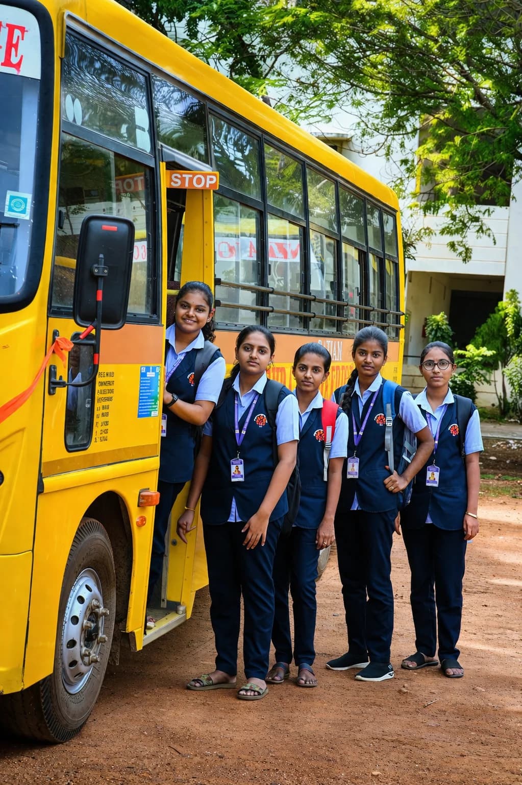 Students on campus